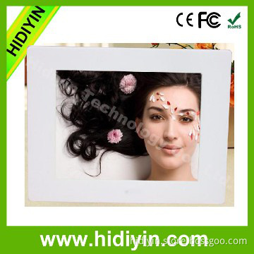 9.7inch rechargeable digital photo frame video input video